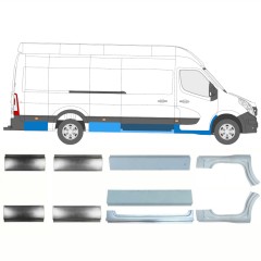 Set di pannelli di riparazione per Nissan NV400 2010- / Sinistra+Destra / 15716