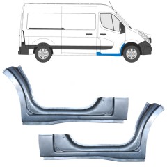 Pannello di riparazione davanzale della porta anteriore per Nissan NV400 2010- / Sinistra+Destra 15701