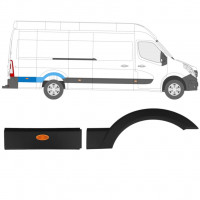 Modanatura laterale per Renault Master 2010- / Destra / Set 10922