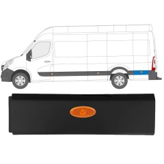 Modanatura laterale per Opel Movano 2010-2021 / Sinistra / Set 13281