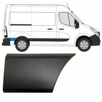 Modanatura laterale posteriore dietro la ruota per Renault Master 2010- / SWB / Destra /  8707