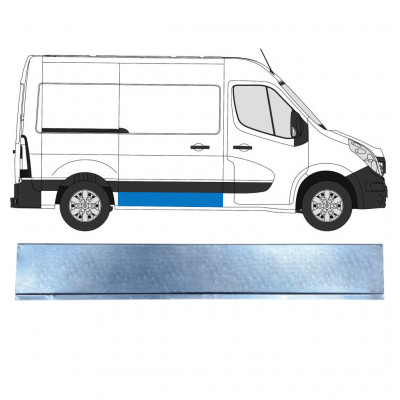 Pannello di riparazione porta scorrevole per Renault Master 2010-  / L1 / Destra 5957