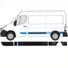 Set di modanature laterali per Opel Movano 2010-2021 / Sinistra / 13915