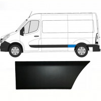 Modanatura laterale parafango posteriore per Renault Master 2010- / SWB / Sinistra 8324