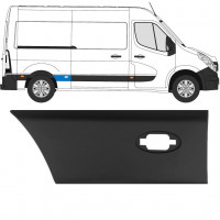 Modanatura laterale parafango posteriore con lampada per Renault Master 2010- / L2 / Destra 10930