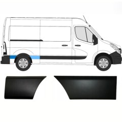 Set di modanature laterali per Renault Master 2010- / Destra / 8577