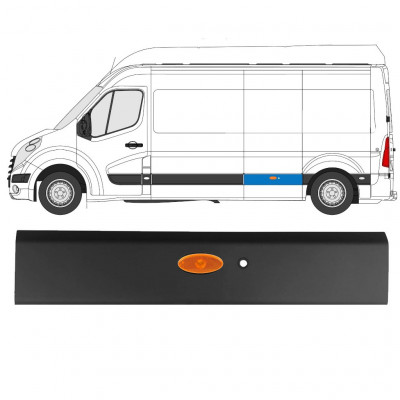 Modanatura laterale con PDC per Renault Master 2010- / LWB / Sinistra /  10913