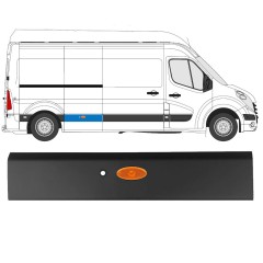 Modanatura laterale con PDC per Renault Master 2010- / Destra / Set 10912