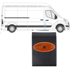 Pannello di modanatura Dietro Porta Anteriore con lampada per Renault Master 2010- / Sinistra = Destra (simmetrico) / Set 10552