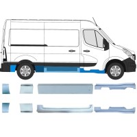 Set di pannelli di riparazione per Renault Master 2010- / Sinistra+Destra / 14926