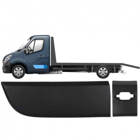 Set di modanature laterali per cabina singola per Renault Master 2010- / Sinistra /  10023