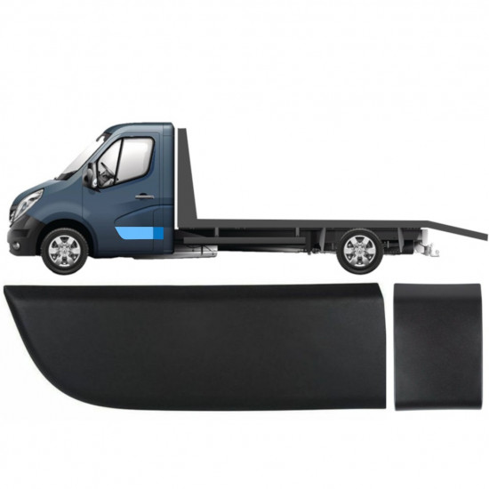 RENAULT MASTER OPEL MOVANO NV 400 2010- SET DI PANNELLI PER MODANATURE PER CABINA SINGOLA / SINISTRA