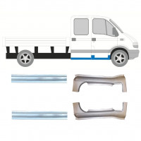 Set di pannelli di riparazione per Renault Master 1998-2010 / Sinistra+Destra / Doppia cabina /  10261