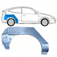 Pannello di riparazione parafango posteriore per Mazda 323 BH 1994-1998 / Destra / COUPE 7984
