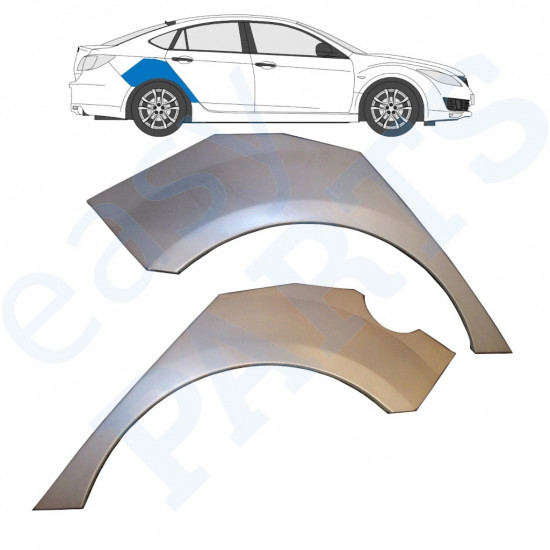 Pannello di riparazione parafango posteriore per Mazda 6 2007-2012 / Sinistra+Destra / Set 9762