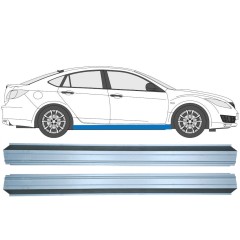 Pannello di riparazione sottoporta lamiera per Mazda 6 GG GY 2002-2007 / Sinistra = Destra (simmetrico) / Set 10495