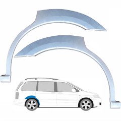 Pannello di riparazione parafango posteriore per Mazda MPV 1999-2006 / Sinistra+Destra / Set 9177