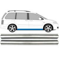 Pannello di riparazione sottoporta lamiera per Mazda MPV 1999-2006 / Sinistra = Destra (simmetrico) / Set 10437