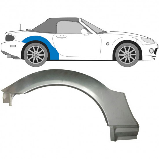 MAZDA MX-5 2005-2014 PASSARUOTA POSTERIORE / DESTRA