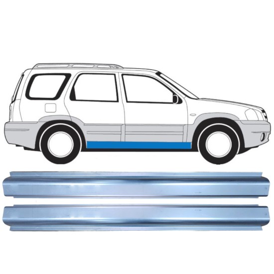 Pannello di riparazione sottoporta lamiera per Mazda Tribute 2001-2008 / Sinistra+Destra 15595