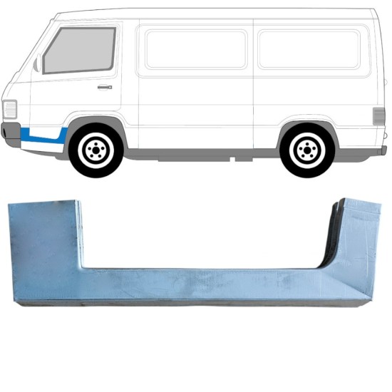 Pannello di riparazione davanzale della porta anteriore per Mercedes MB 100 1988-1996 / Sinistra 16858