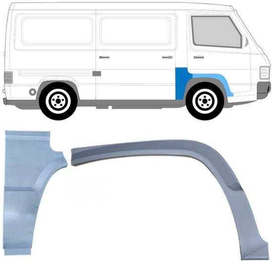 Set di pannelli di riparazione per Mercedes MB 100 1988-1996 / Destra / 16965