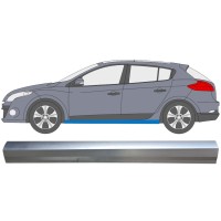 Pannello di riparazione sottoporta lamiera per Renault Megane III 2008-2016 / Sinistra 16044