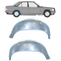 Pannello di riparazione arco ruota posteriore interno per Mercedes 190 1982-1993 / Sinistra+Destra / Set 9837