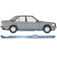 Pannello di riparazione sottoporta lamiera per Mercedes 190 W201 1982-1993 / Destra 15127