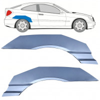 Pannello di riparazione parafango posteriore per Mercedes CL203 2000-2008 / Sinistra+Destra / Set 10592