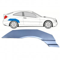 Pannello di riparazione sezione superiore parafango posteriore per Mercedes CL203 2000-2008 / Destra 8000