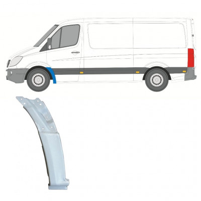 Pannello di riparazione parafango anteriore per Mercedes Sprinter 2006- / Sinistra 7413