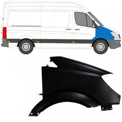 Parafango anteriore per Mercedes Sprinter 2006-2013 / Destra 7416