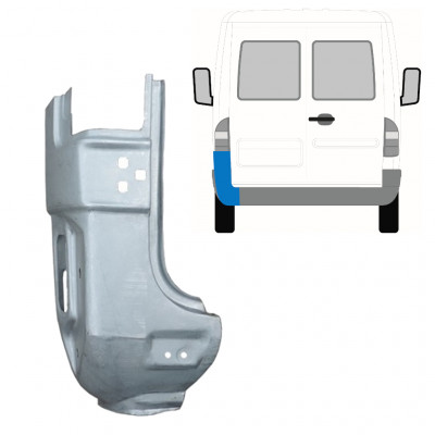 Lamiera di riparazione dell'angolo posteriore per Mercedes Sprinter 1995-2005 / Sinistra 7400