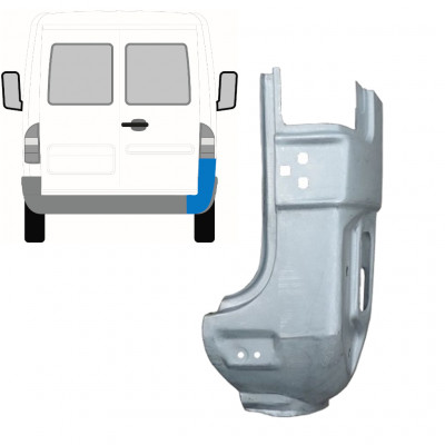 Lamiera di riparazione dell'angolo posteriore per Mercedes Sprinter 1995-2005 / Destra 7401