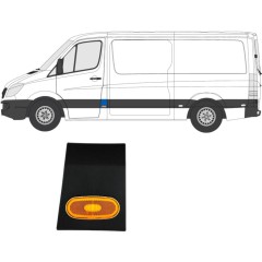 Pannello di modanatura Dietro Porta Anteriore con lampada per Mercedes Sprinter 2006-2018 / Sinistra / Set 10684