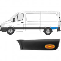 Modanatura laterale parafango posteriore con lampada per Mercedes Sprinter 2006- / Sinistra / Set 10685