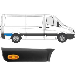 Modanatura laterale parafango posteriore con lampada per Mercedes Sprinter 2006-2018 / Destra / Set 10686