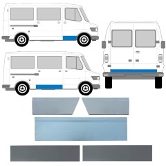 Lamierato riparazione porta per Mercedes T1 207-410 1977-1995 / Sinistra+Destra / Set 12633