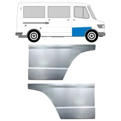Pannello di riparazione porta anteriore alta per Mercedes T1 207-410 1977-1995 / Sinistra+Destra / Set 9570