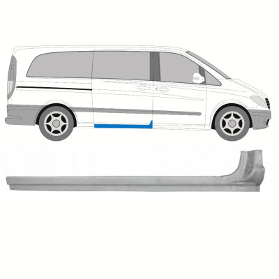 Pannello di riparazione sottoporta porta scorrevole per Mercedes Vito 2003-2014 / Destra 8287