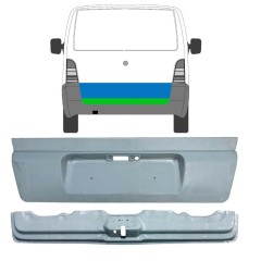 Lamiera di riparazione interno ed esterno porta posteriore per Mercedes Vito I W638 1996-2003 / Set 9591
