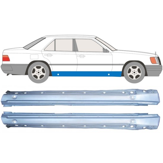 Sottoporta Lamiera Completo per Mercedes E-Class W124 1984-1996 / Sinistra+Destra / Set 9294