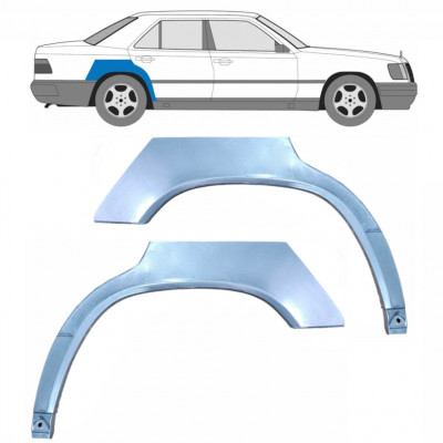 Pannello di riparazione parafango posteriore per Mercedes W124 1984-1996 / Sinistra+Destra / Set 9160