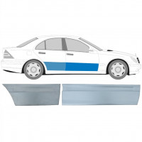 Lamiera di riparazione porta anteriore e posteriore per Mercedes C-class 2000-2007 / Destra / Set 10673