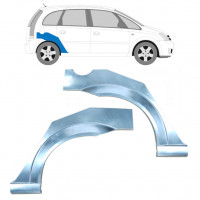 Pannello di riparazione parafango posteriore per Opel Meriva 2003-2010 / Sinistra+Destra / Set 9254