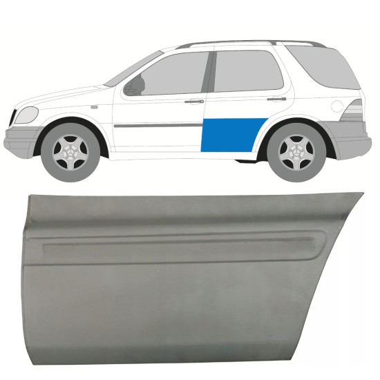 Pannello di riparazione porta posteriore per Mercedes M-Class ML W163 1998-2005 / Sinistra 16091