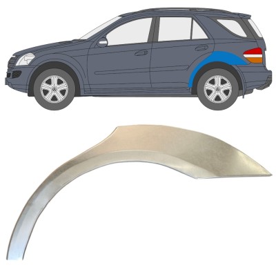 Pannello di riparazione parafango posteriore per Mercedes-Benz M-Class ML W164 2005-2011 / Sinistra 14930