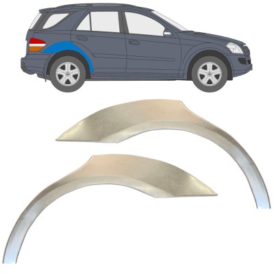 Pannello di riparazione parafango posteriore per Mercedes-Benz M-Class ML W164 2005-2011 / Sinistra+Destra / Set 14931