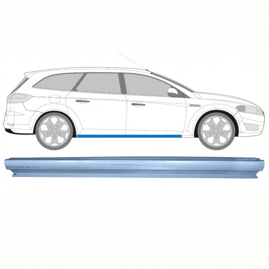 Pannello di riparazione sottoporta lamiera per Ford Mondeo 2007-2015 / Sinistra = Destra (simmetrico) 8518